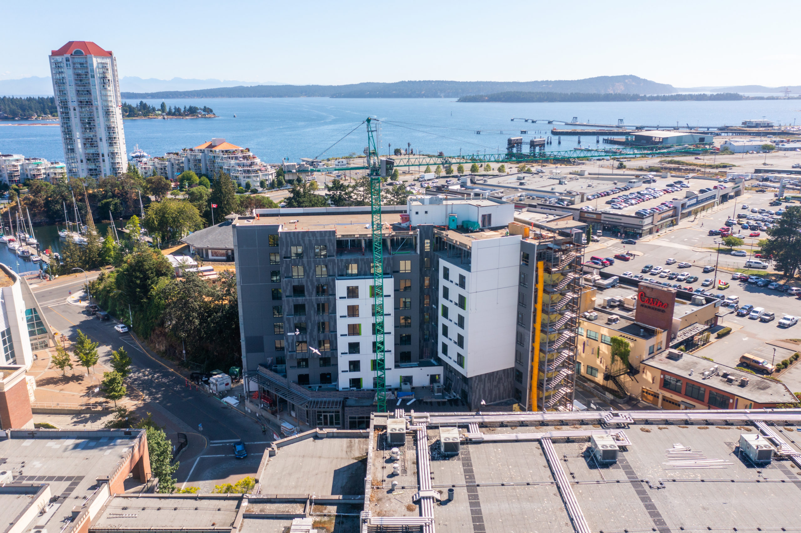 Courtyard Marriott in Nanaimo under construction