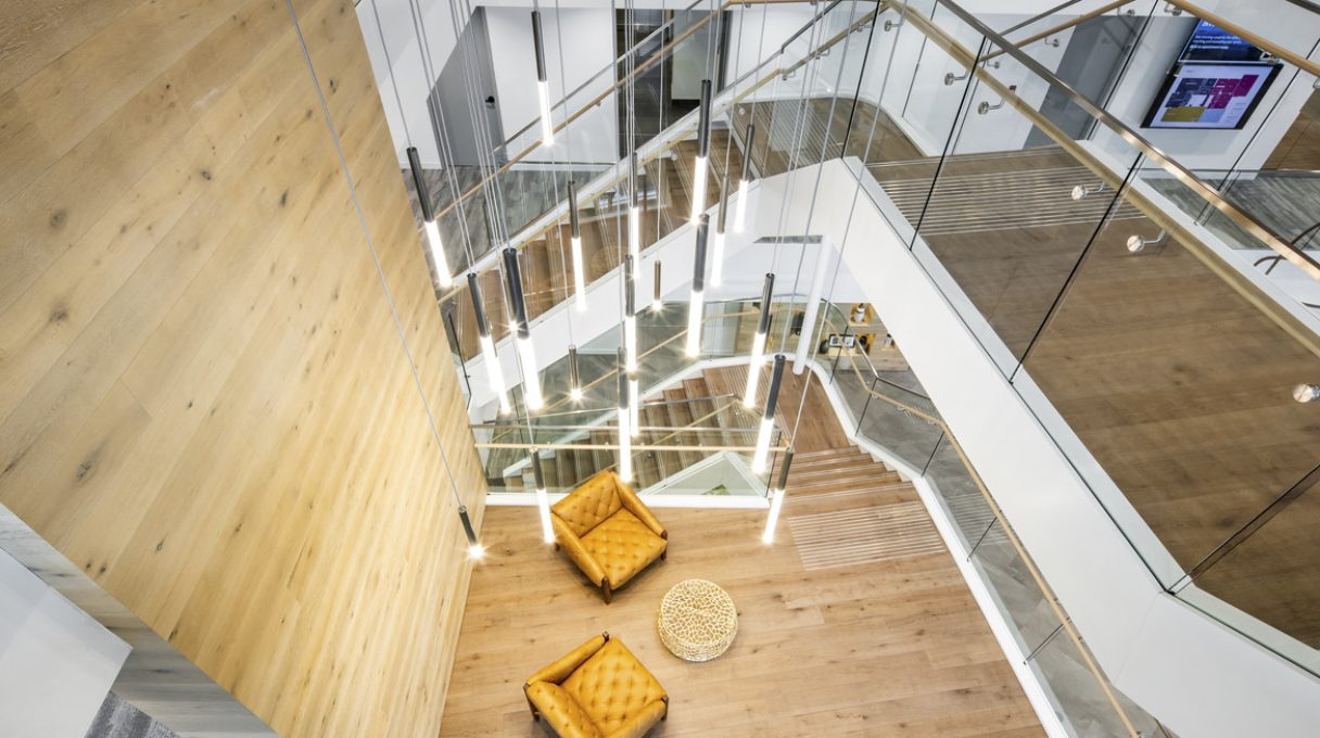 First West Credit Union Stairs